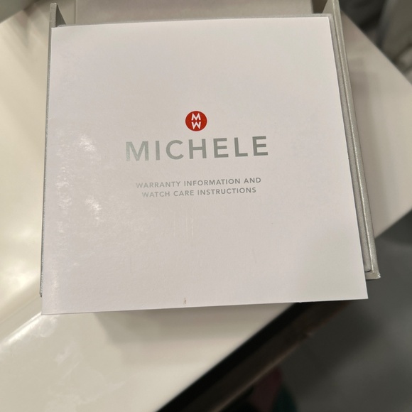 Michele Deco stainless steel diamond bezel watch - Picture 2 of 7